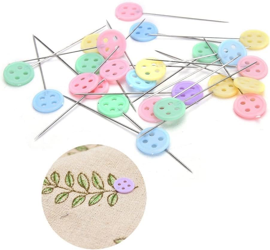 Amazon.co.jp: まち針 100本セット 可愛い 待ち針 縫製ピン ケース付き